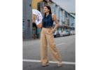 Stylish Beige Color Pants for Girls – Go Colors