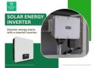 Efficient Solar Energy Inverter for Your Home 