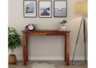 Functional Console Table with Storage Options