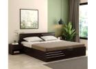 Chic Solid Wood Bed with Timeless Design