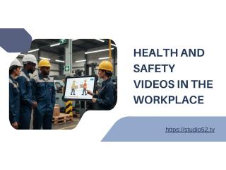 Health and safety videos in the workplace – Studio52 Health and safety videos in the workplace – Studio52