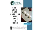 How long does abortion pill take to work