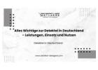 Alles Wichtige zur Detektei in Deutschland – Leistungen, Einsatz und Nutzen
