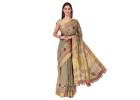 Which fabric, cotton or georgette suits Phulkari sarees?