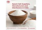 Reliable Epsom Salt Manufacturing Solutions