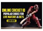  Online Cricket ID Popular Choice for Live Matches & Bets