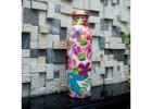 Buy Stylish Traditional Copper Water Bottle- Perilla Home