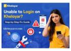 Unable to Login on Kheloyar? Step-by-Step Fix Guide