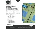 Pickleball Court Construction