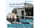 Black Granite Kitchen Countertops | +44 020 83685555 | DialAWorkTop