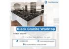Black Granite Effect Worktop | +44 020 83685555 | DialAWorkTop