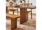 Buy Acacia Wood Dining Table Online for Stylish Home Interiors